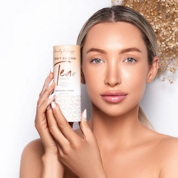 Beauty Bakerie Tea Toner Anti-Aging Glycolic Acid Caviar Lime Extract NEW PC - Picture 2 of 14